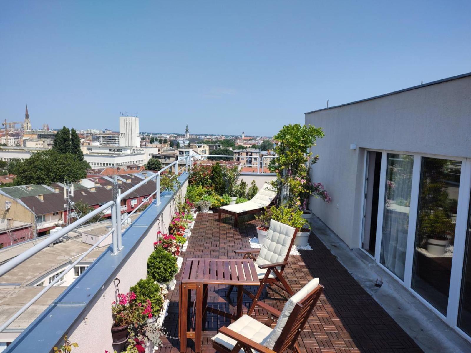 Penthouse Apartment Novi Sad Esterno foto